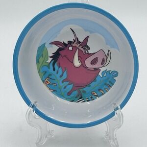 Walt Disney Lion King Pumbaa Timon Plastic Bowl Zak Designs Melamine Kid‎ Lunch